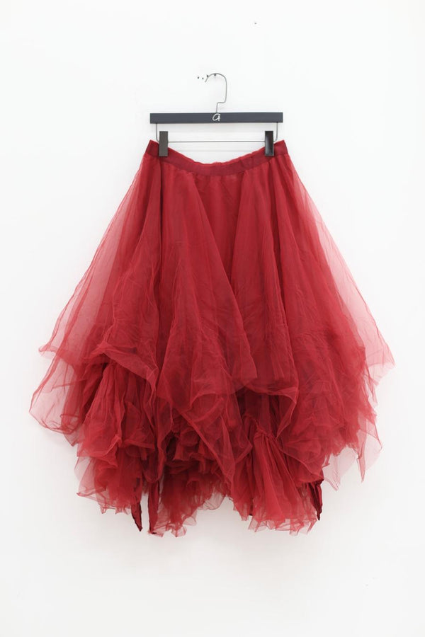 marc le bihan skirt 2593 RED GUN red